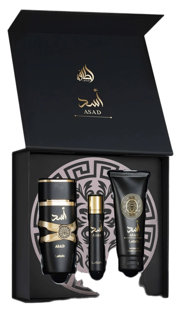 Asad 100 ml + 12 ml + Shower Gel, Lattafa