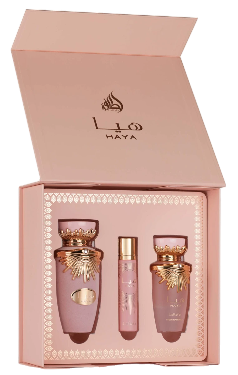 Haya 100 ml + 12 ml + Hair, Lattafa